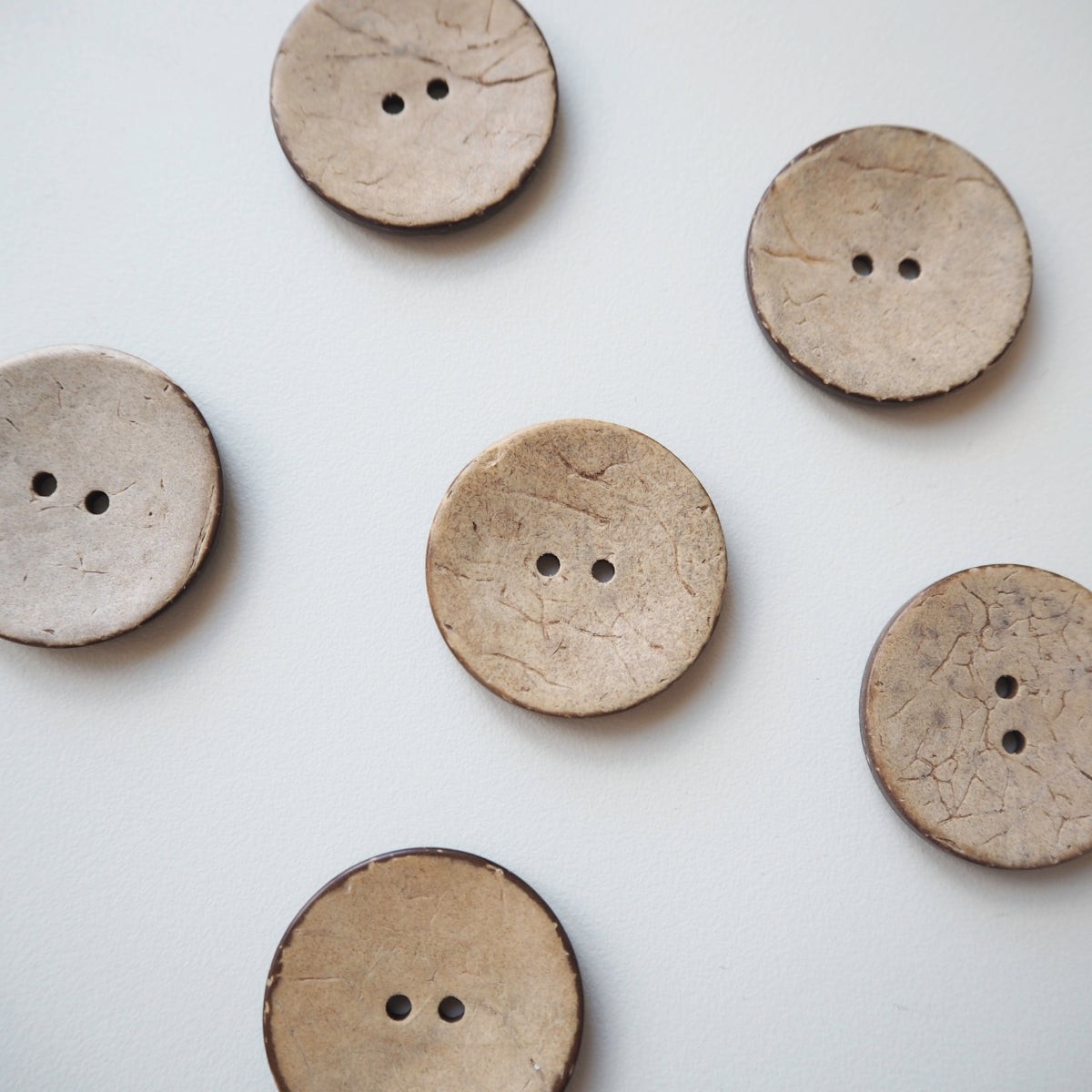 Natural 30mm Coconut Buttons