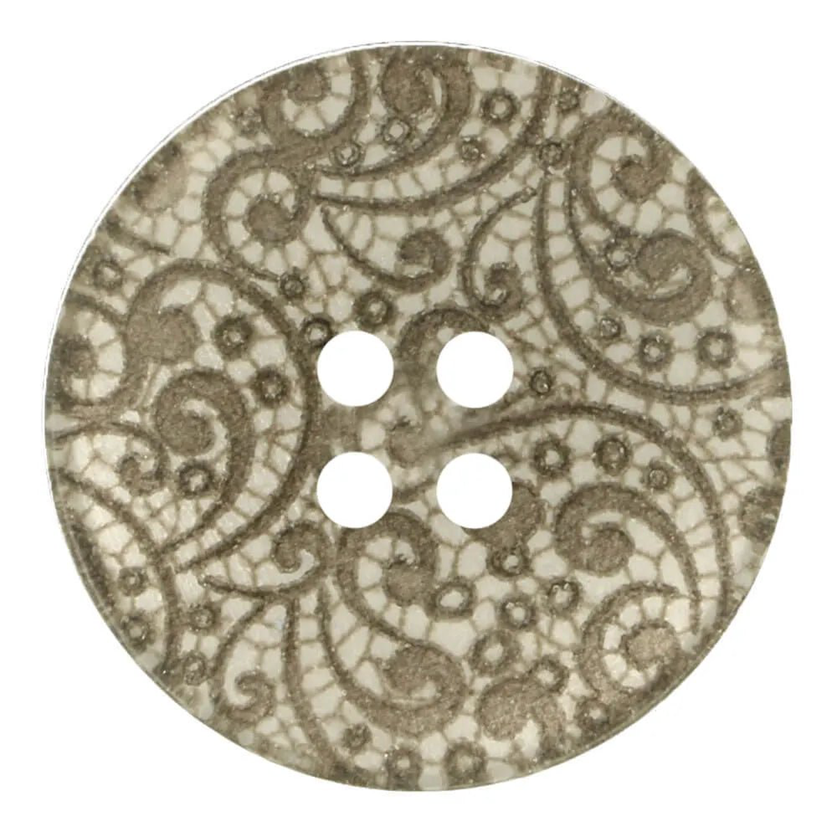 Plastic buttons 17.5 mm - lace pattern