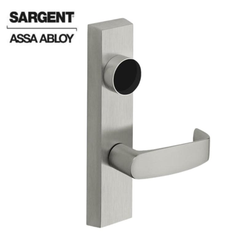 Sargent - LC-776 - Grade 1 - Electrified Exit Device Trim - Fail Secure - Power Off - Locks Lever - Key Retracts Latch - For Rim (8800) and NB8700 Series Devices - Less Cylinder - L Lever - Satin Chro