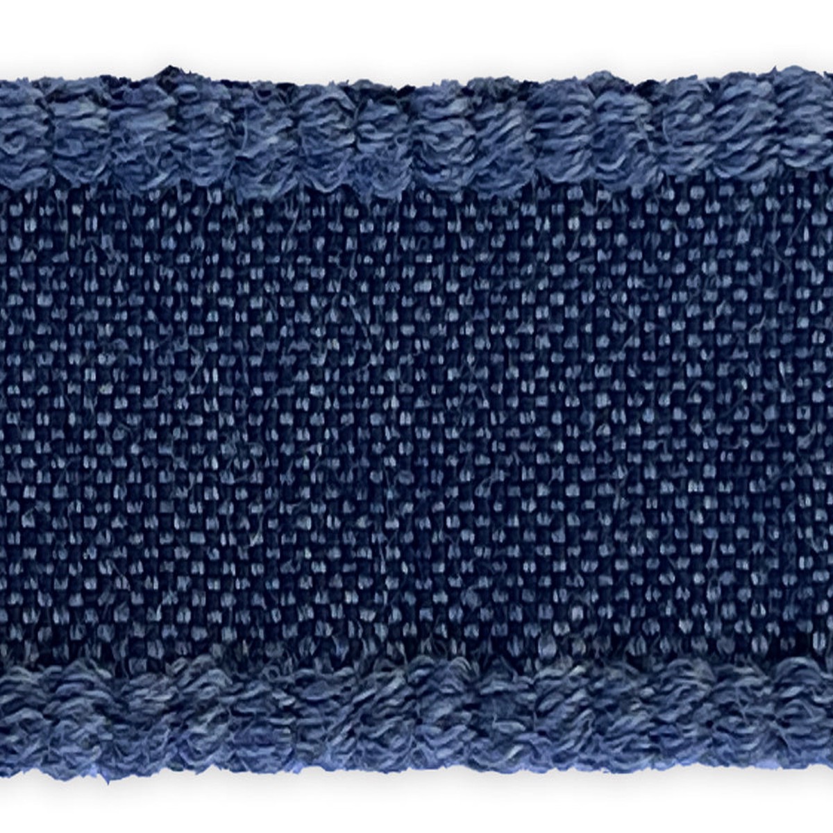 1 1/8" Flat Indigo Trim (Made in France)