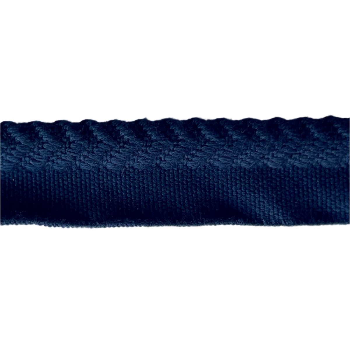 5/8" Midnight Navy Cotton Piping Trim (Made in France)