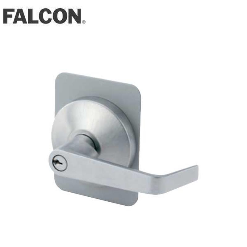 Falcon - 914KIL - Key-in-Lever Exit Device Trim - Dane Lever - Falcon "C" Keyway - Satin Stainless - Reversible - Grade 1