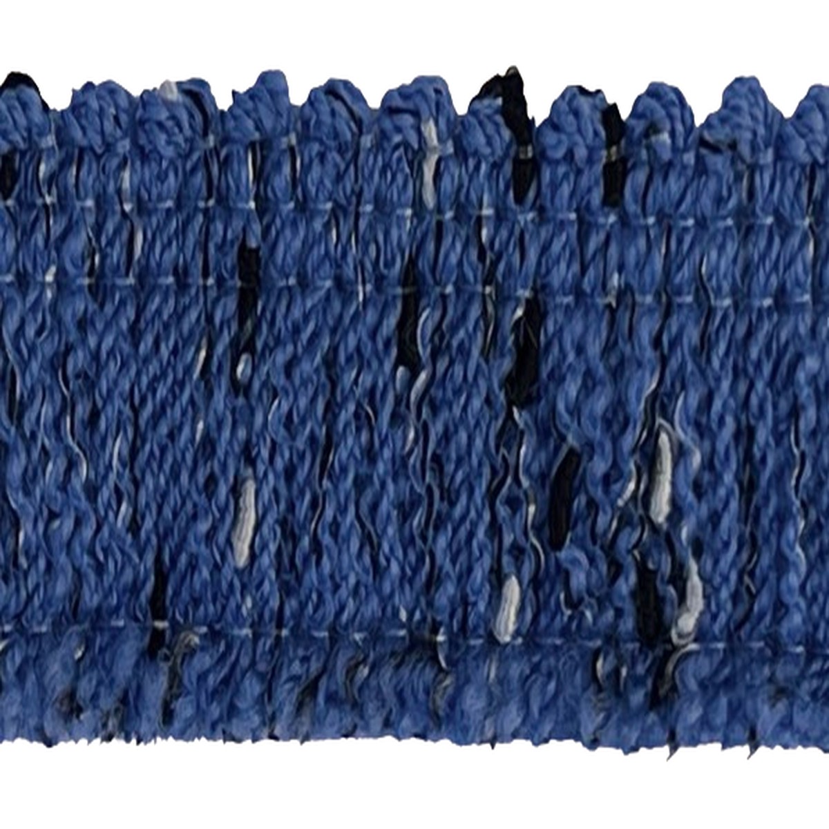 1 1/8" Light Denim & Black Trim (Made in France)