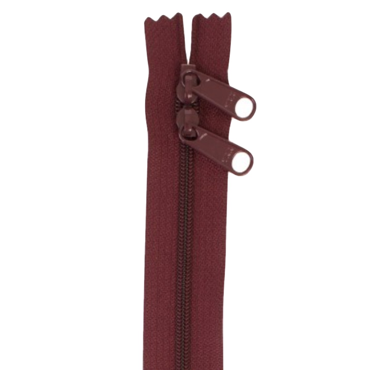 30" Handbag Zip - Double-slide - Cranberry