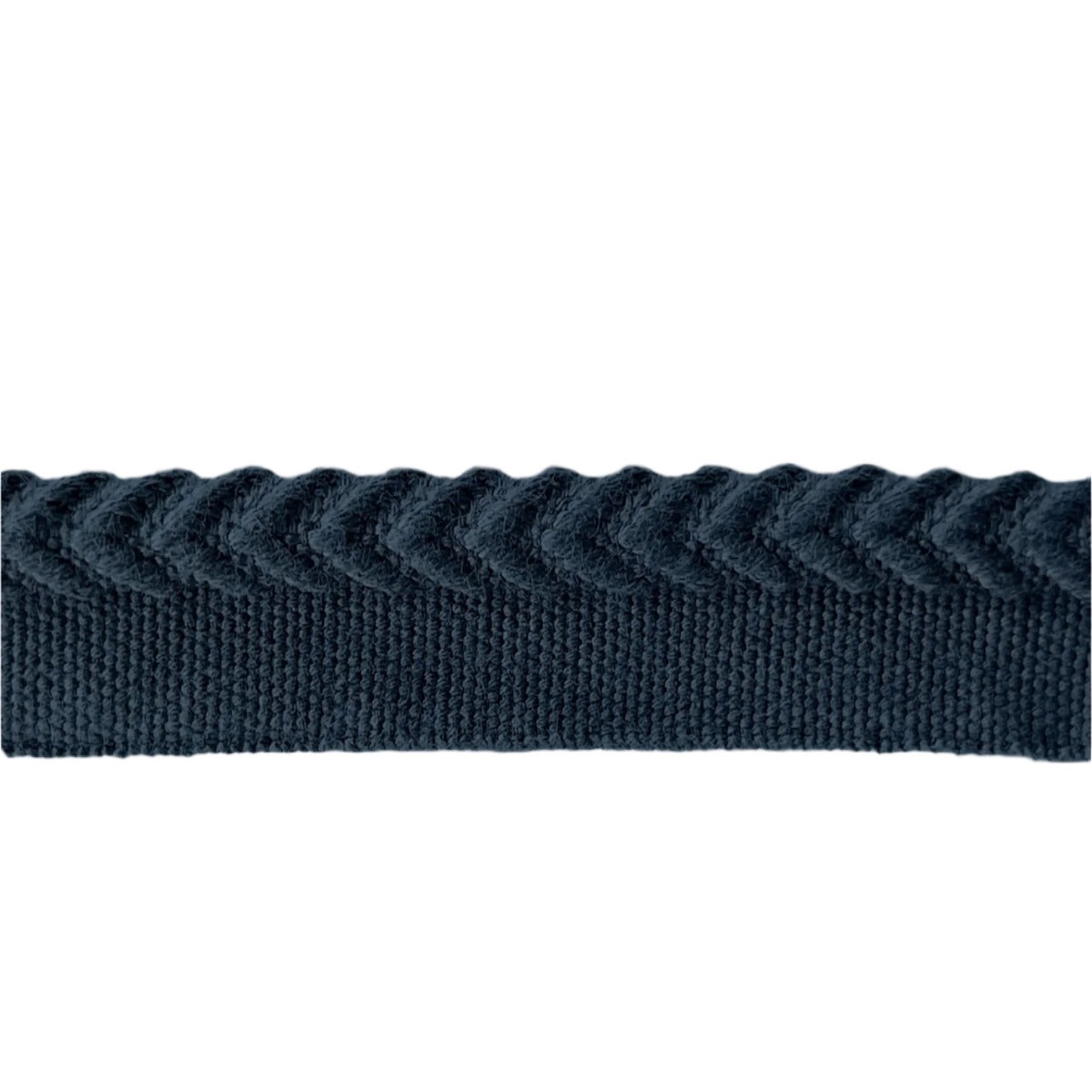 5/8" Charcoal Grey Cotton Piping Trim (Made in France)