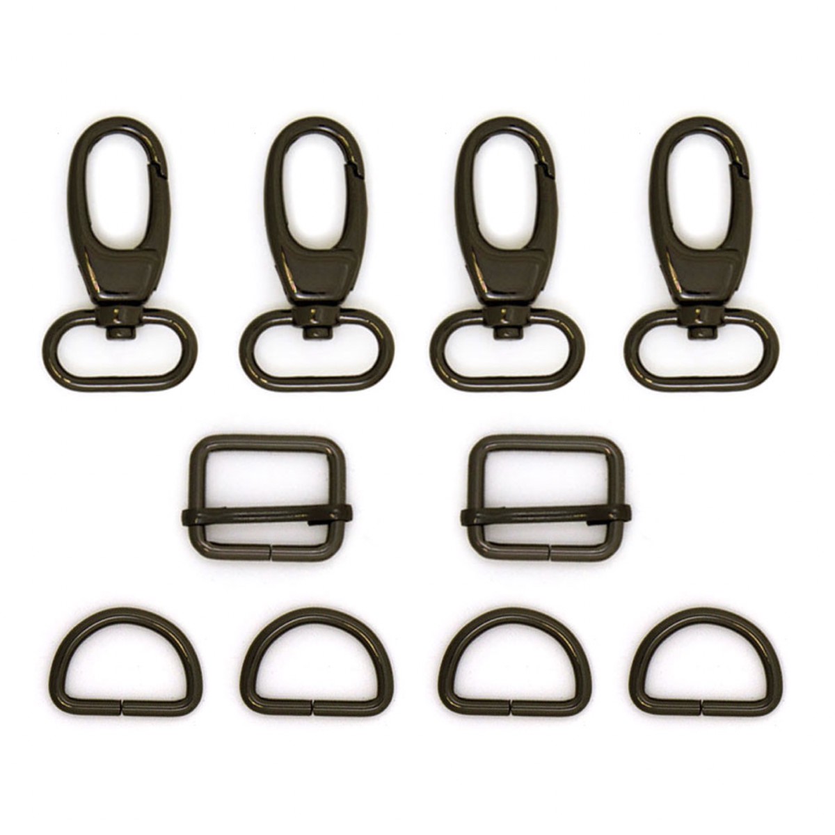 Bag Hardware Basics Pack - 25mm - Gunmetal