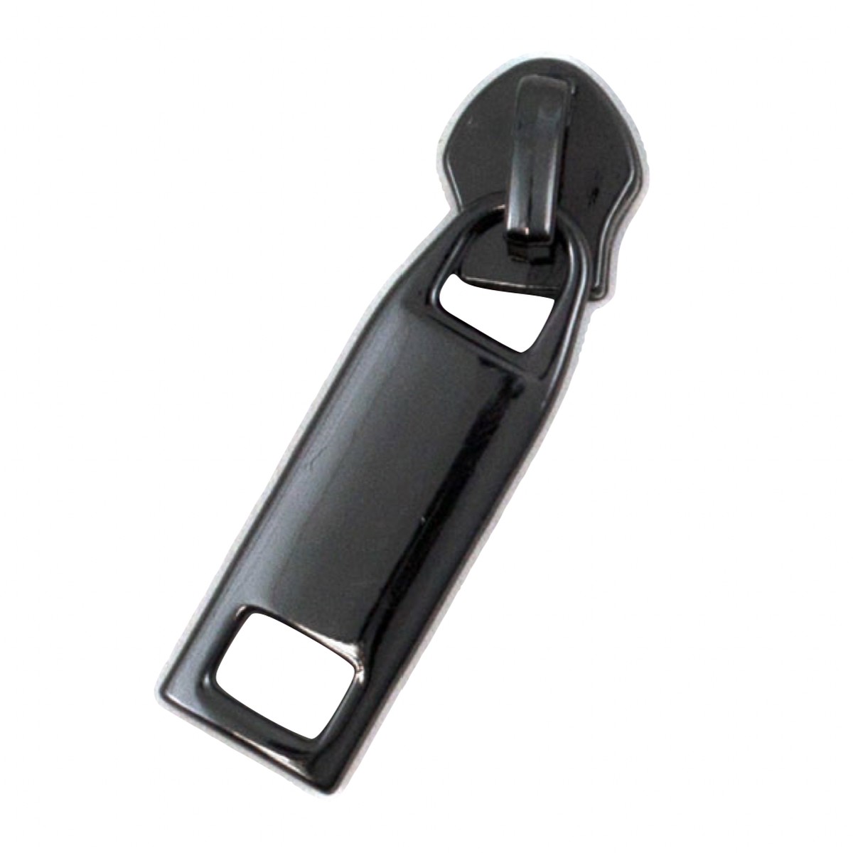 #5 Zipper Slider - Non-Locking - Rectangle - Gunmetal