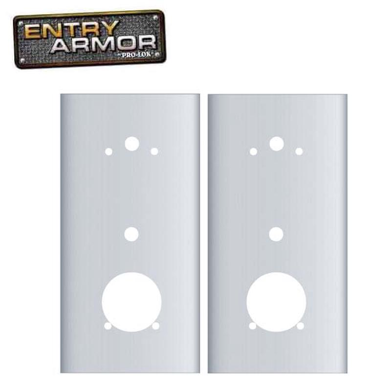 Entry Armor - Mortise Flat Plates for Kaba E-Plex 5000 - Set Of 2