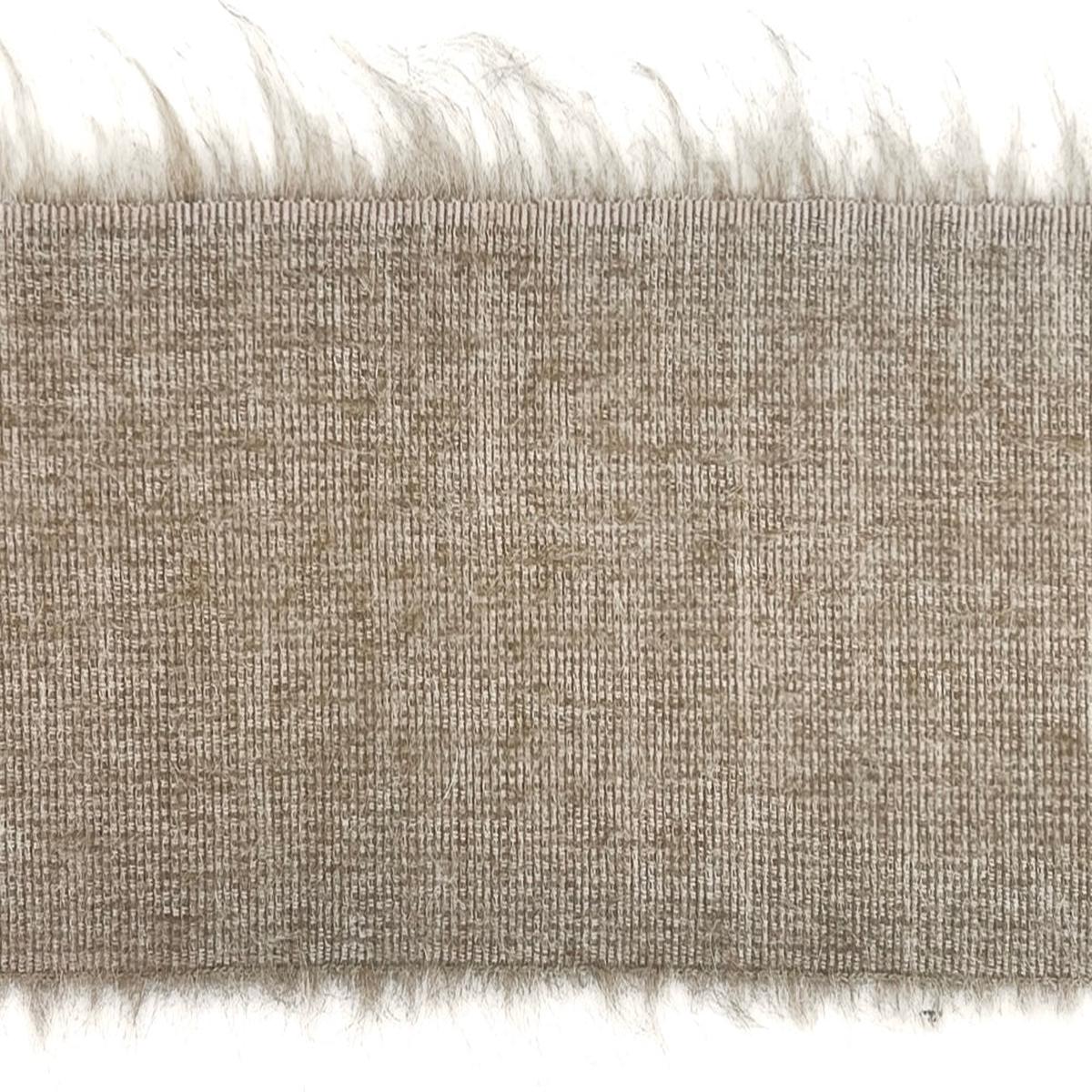 Luxurious Beige Dust Mohair Blend Trim (Made in Italy)