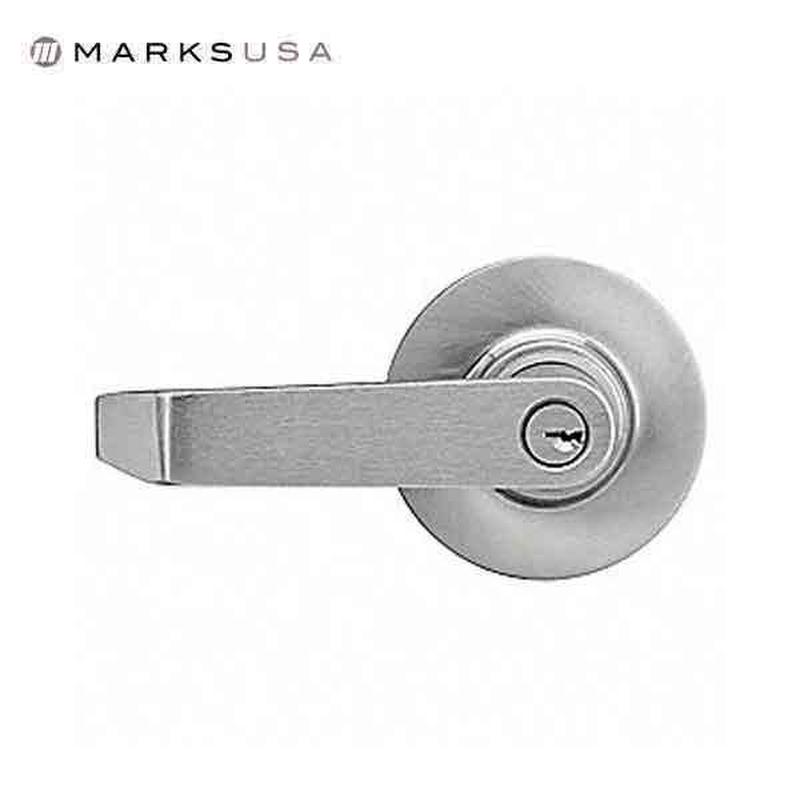 Marks USA - M195F - Exterior Exit Trim Lever - Satin Chrome - Storeroom - Grade 1