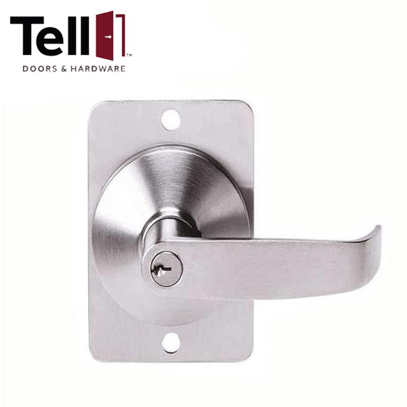TELL - EX100038 - Lever Trim - Cortland - Storeroom - Satin Chrome - Grade 1