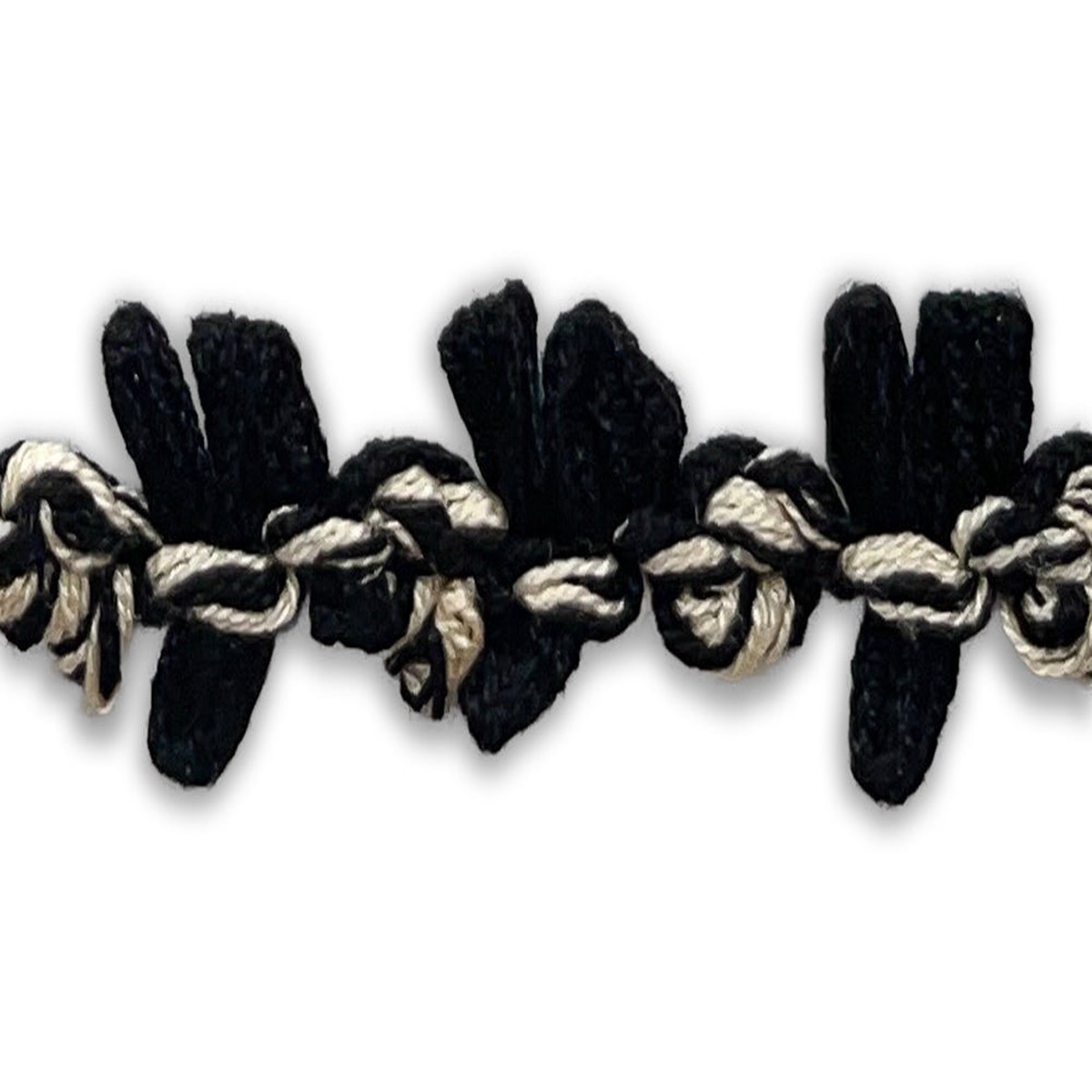 3/4" Chic Piano Keys Braided Trim (Made in France)