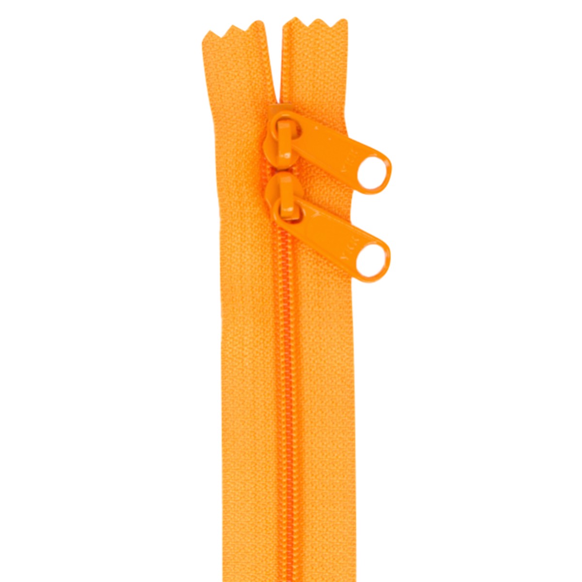 30" Handbag Zip - Double-slide - Papaya