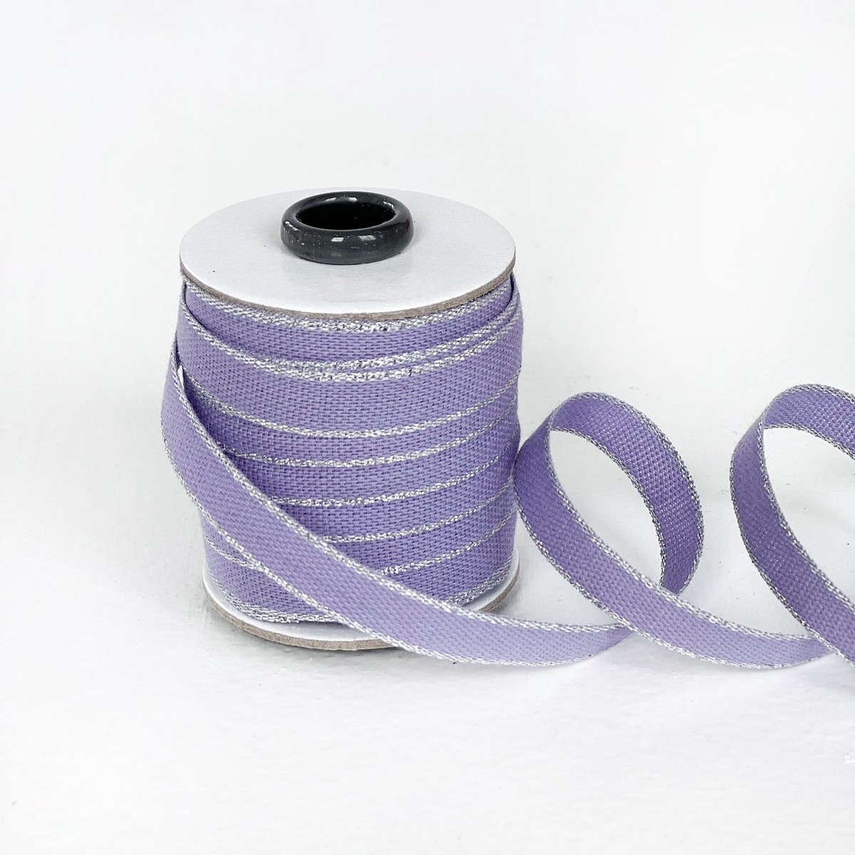 Metallic Drittofilo Ribbon Lavender Silver
