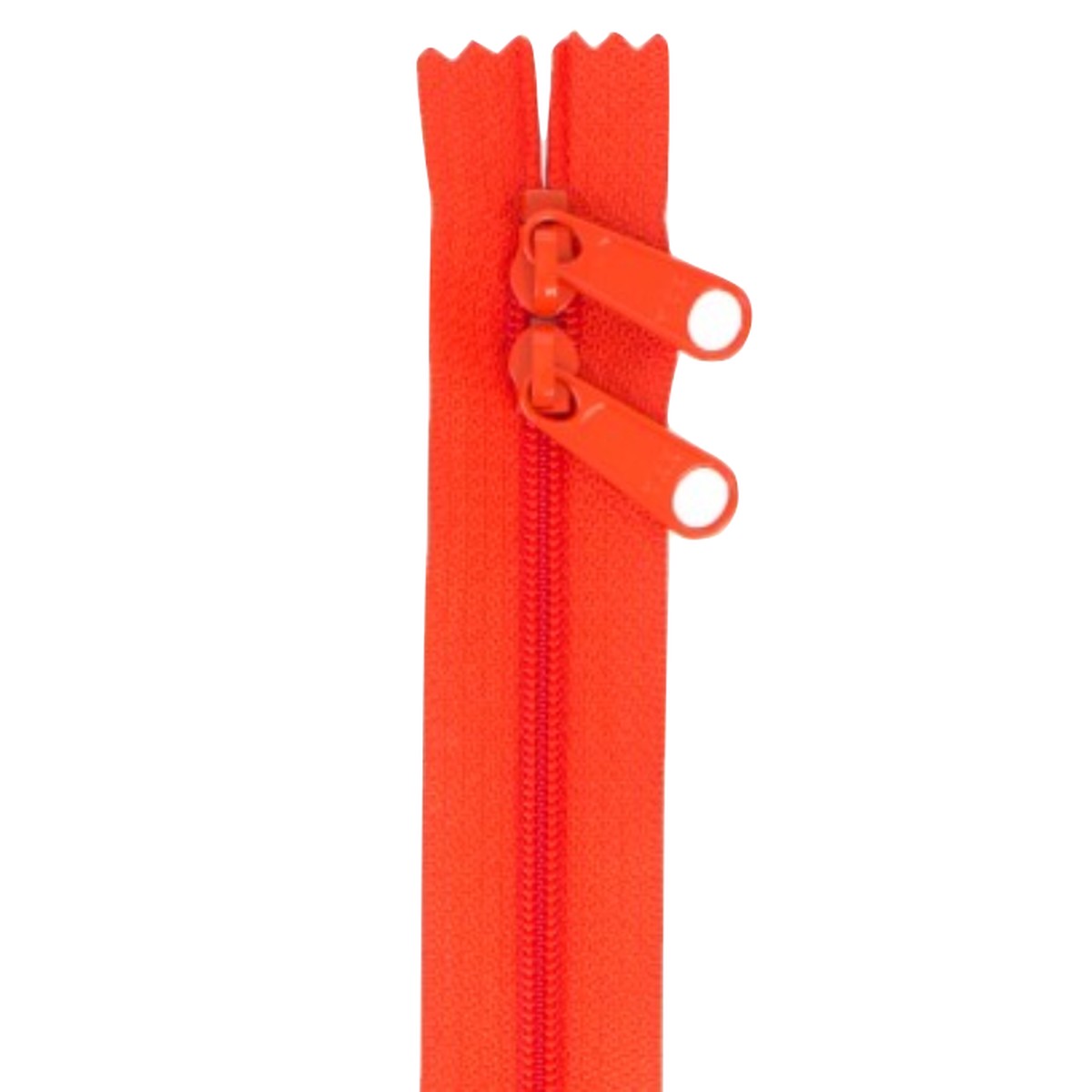 30" Handbag Zip - Double-slide - Tangerine