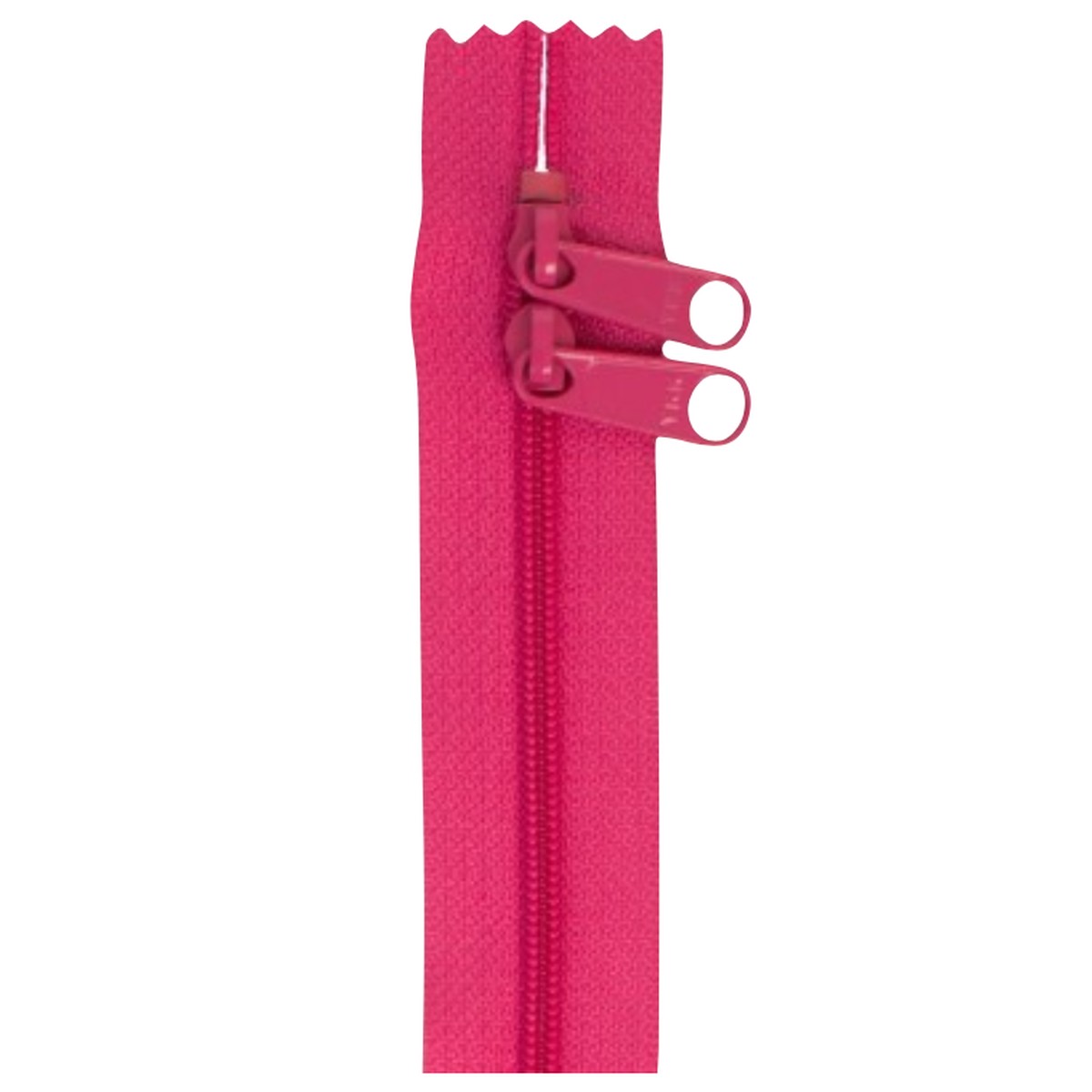 40" Handbag Zip - Double-slide - Raspberry