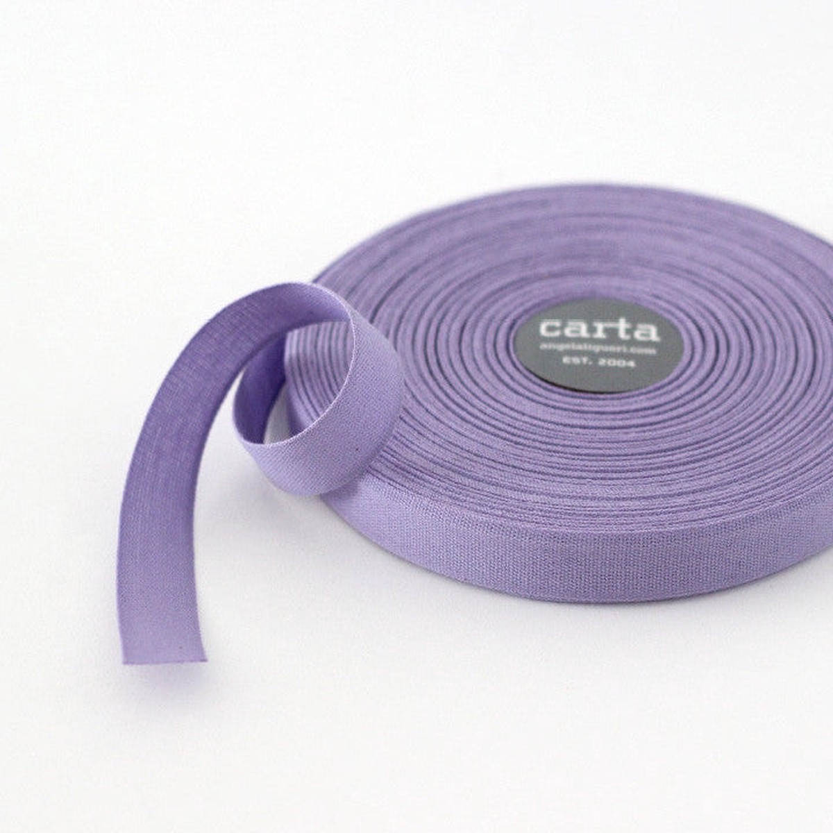 Tight-Weave Cotton Ribbon Lavender