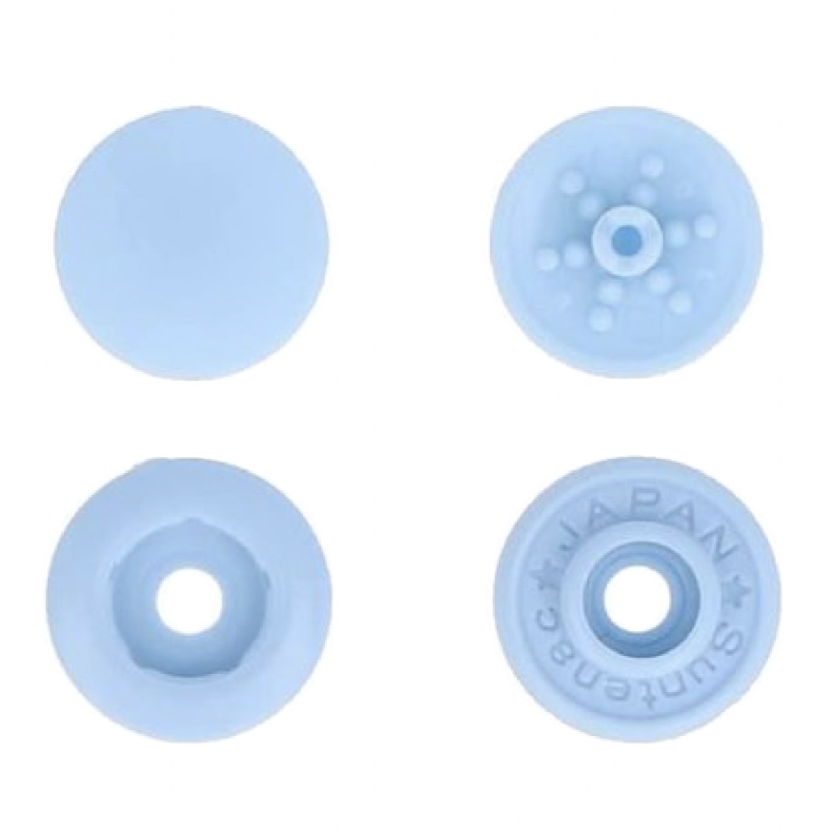 Tool-Free Snaps - Baby Blue - 13mm