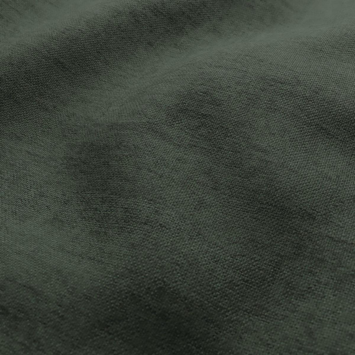 JF Fabrics FibreGuard DRAKE 78 Fabric Basketweave, Plain Green Chenille, Woven - 9505678 J9511