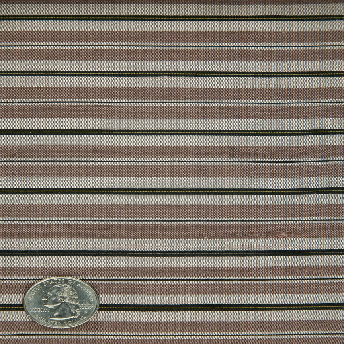 Multicolor Striped Silk Shantung 288 Fabric