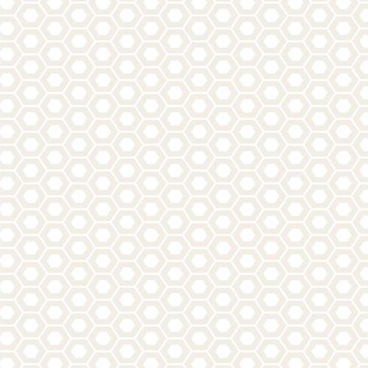 Muslin Mates - Hexagon, White
