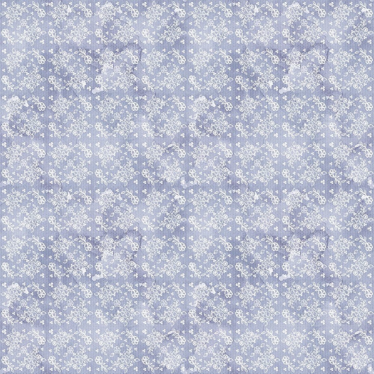 Blushing Lace Fabric - Purple