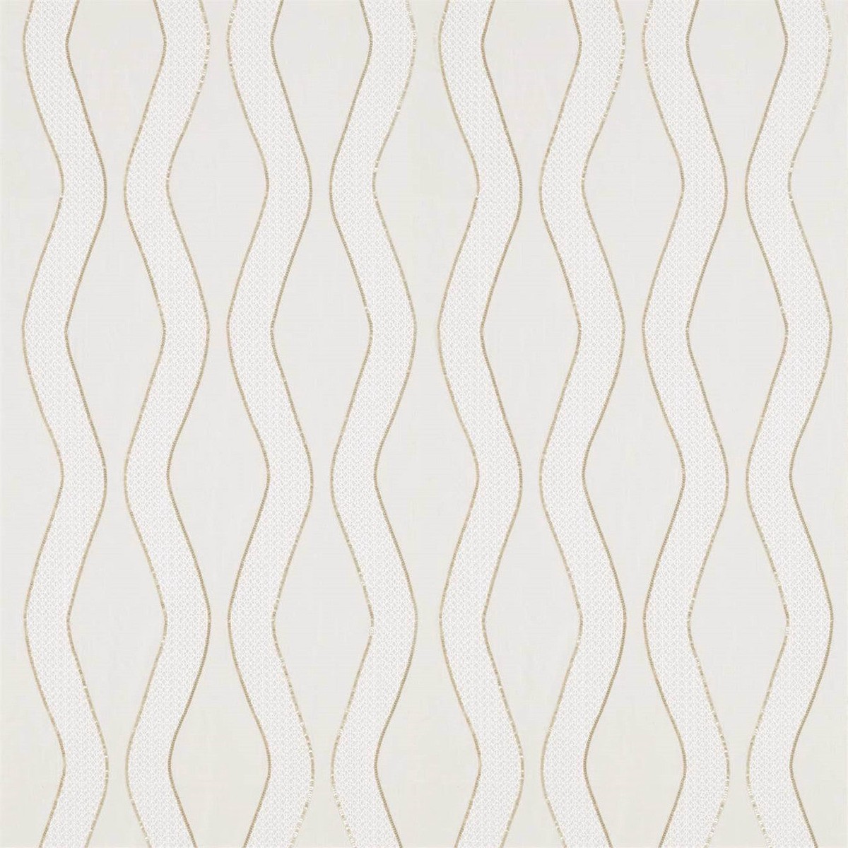 Chime Paloma Brass Fabric by Harlequin