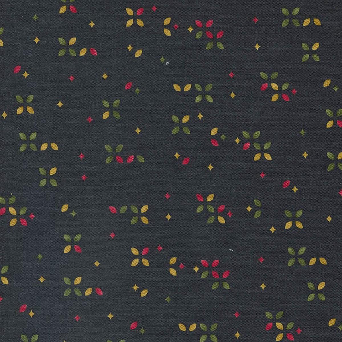 Moda Twelve Days Fabric - Fleurs Onyx 6954-19