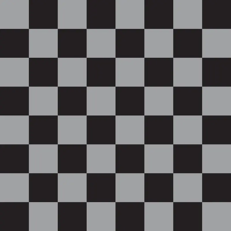 Checkered Basics Fabric - Dusty Gray on Black