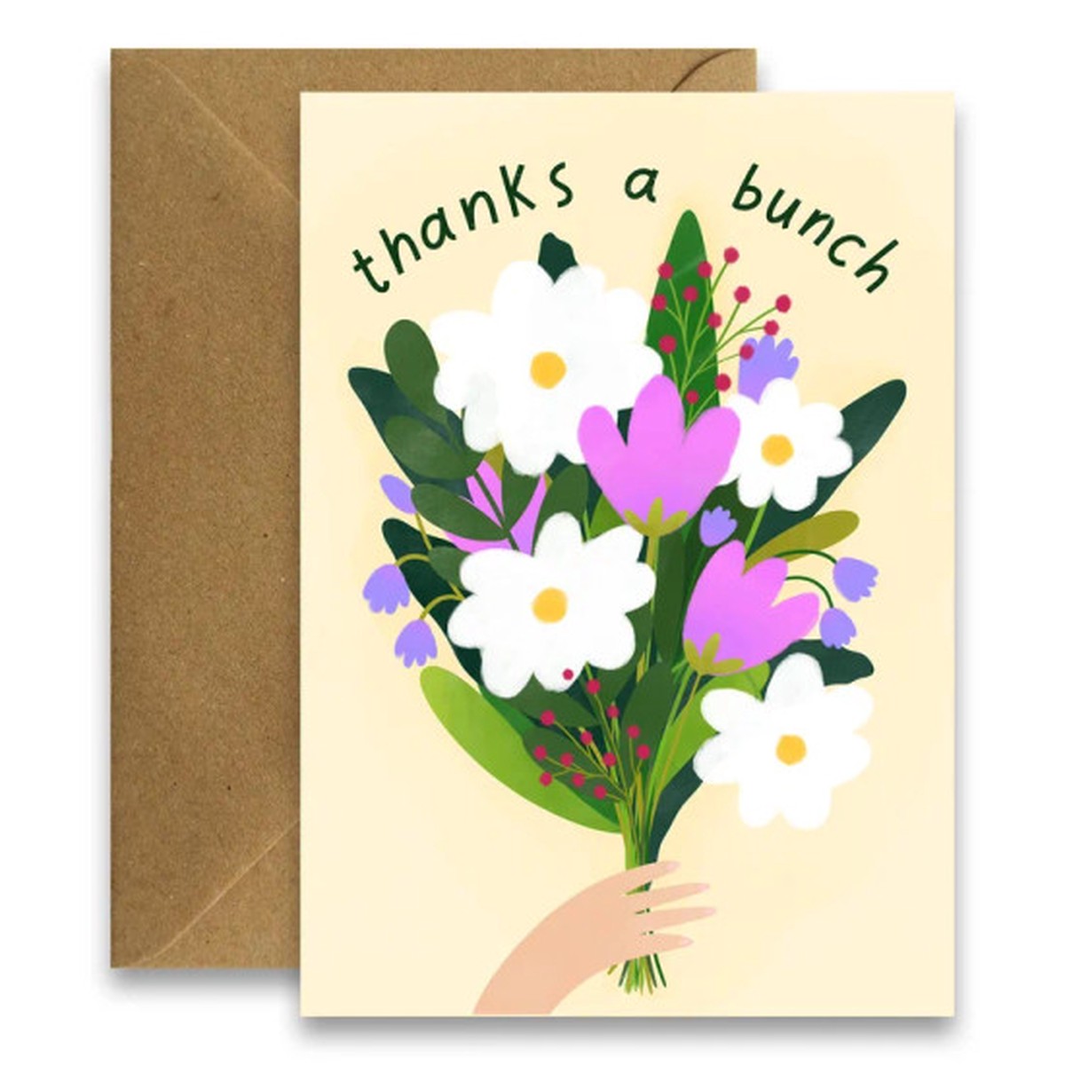 Greeting Card - Thanks a Bunch