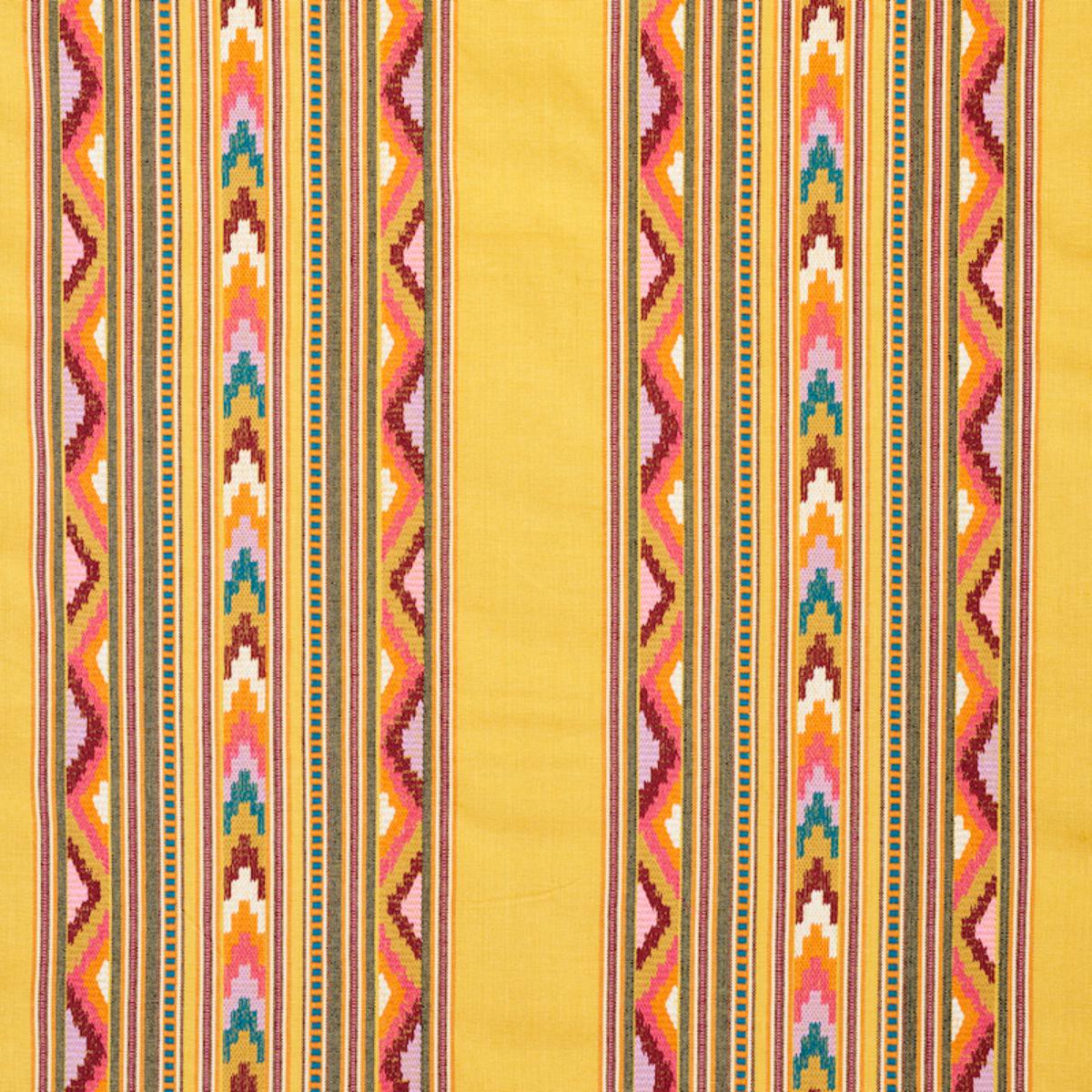 ZARZUELA STRIPE EMBROIDERY SAFFRON
