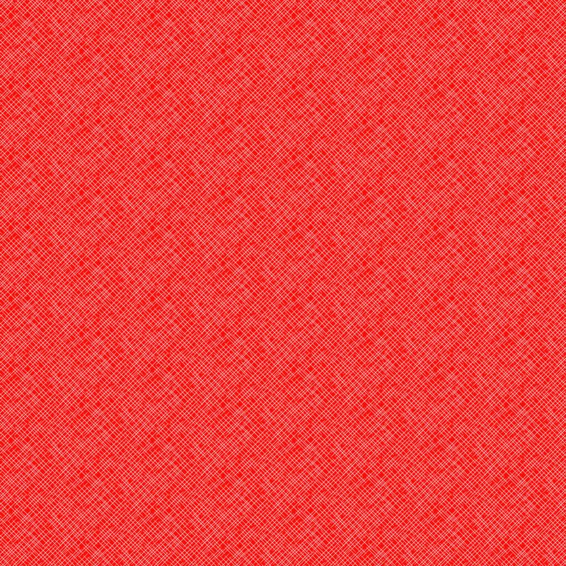 Fabric Northcott Red Hatched Happy Hearts by the Quarter Yard 10669-25
