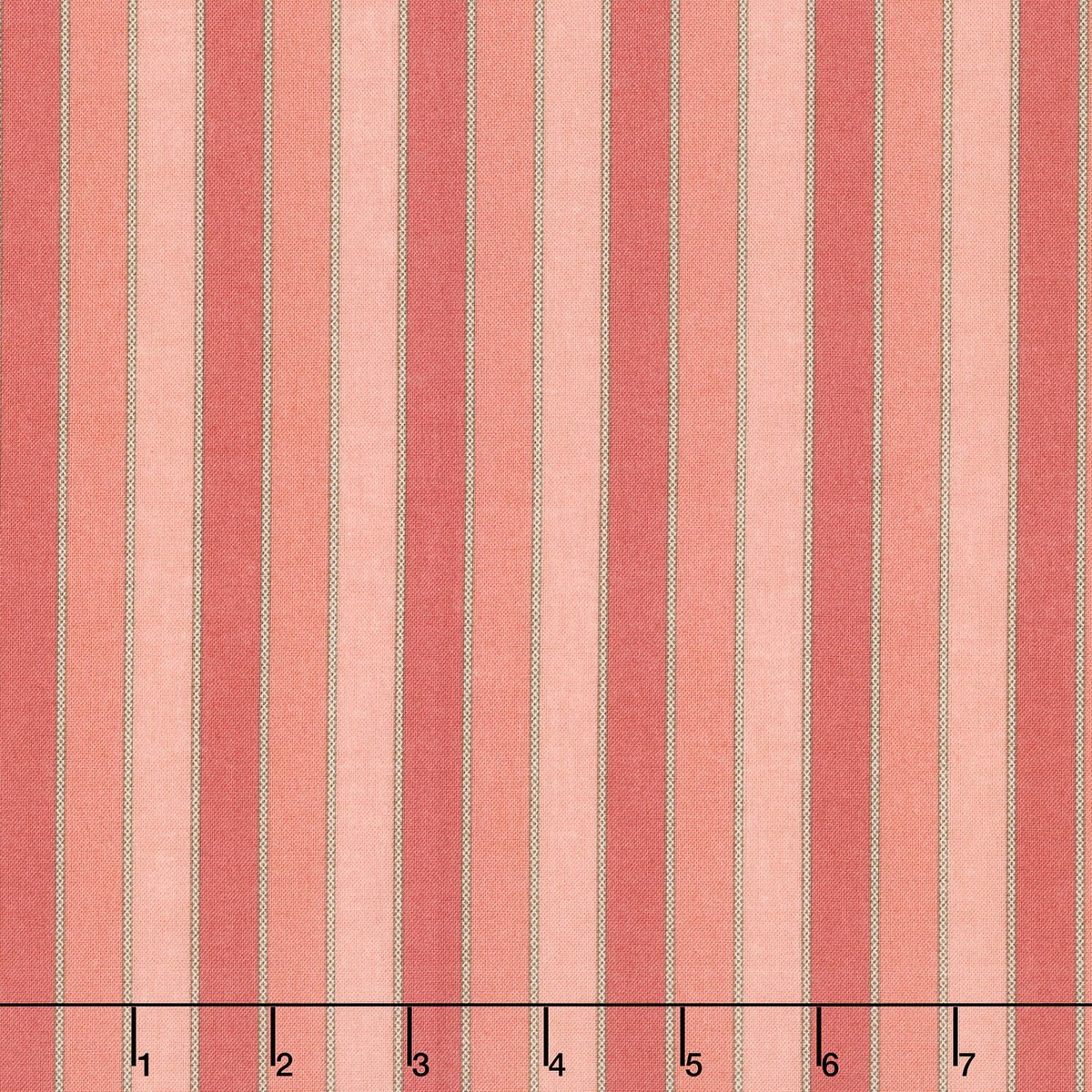 Autumn Bouquet - Ribbon Weave Red Yardage