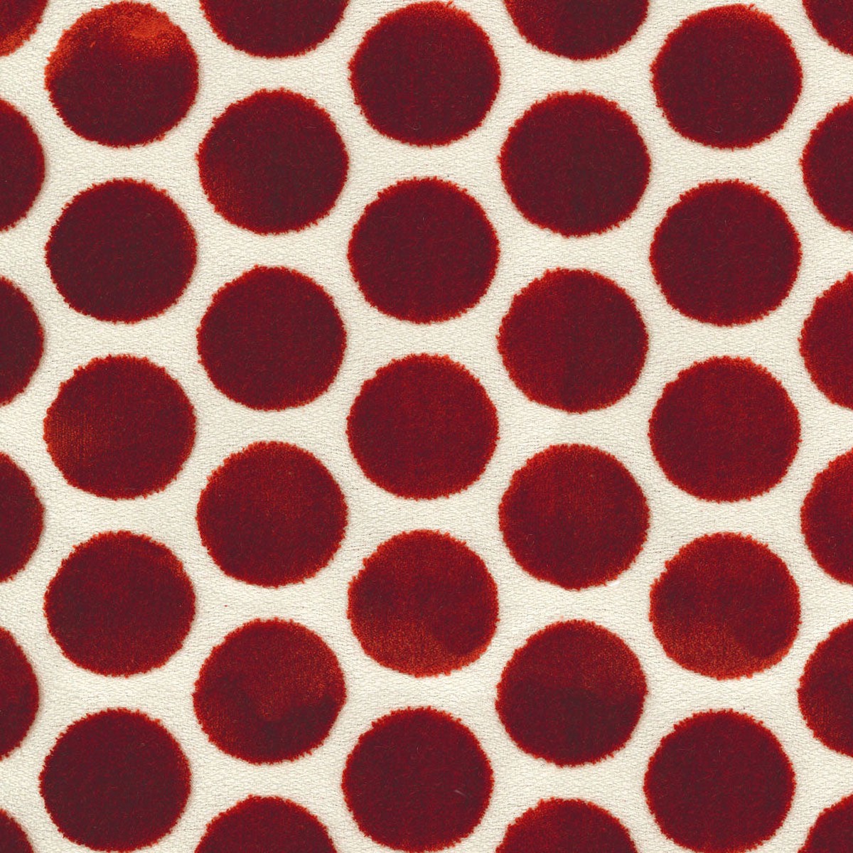 Buttons Red Regal Fabric