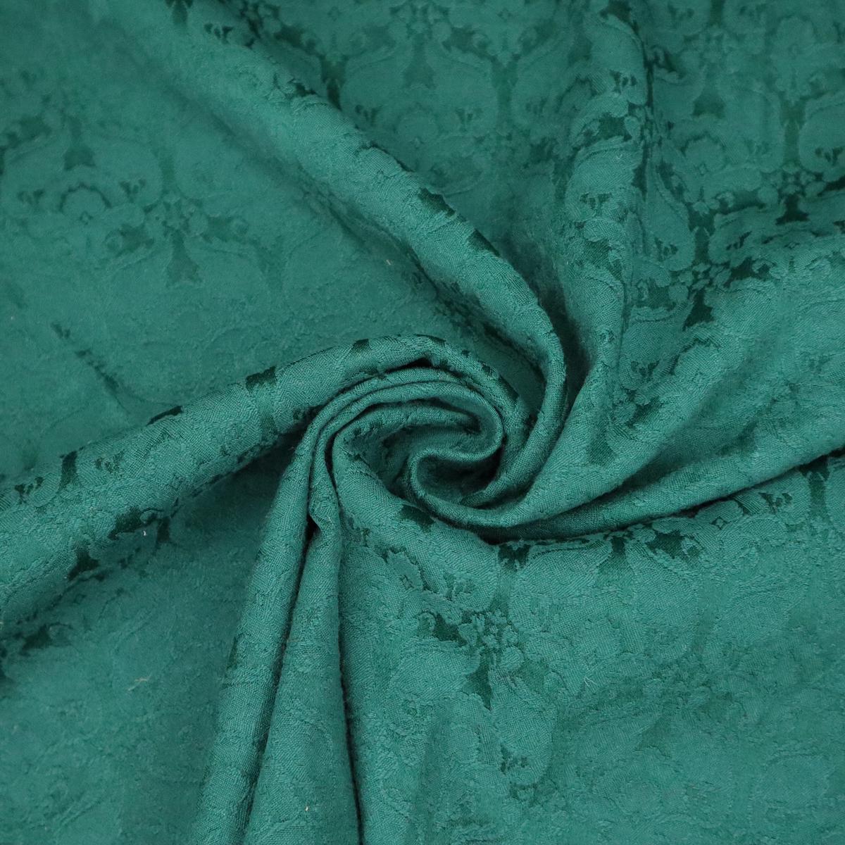 Kale Salad - Polyester Woven - Dark Green - 1/2 Meter
