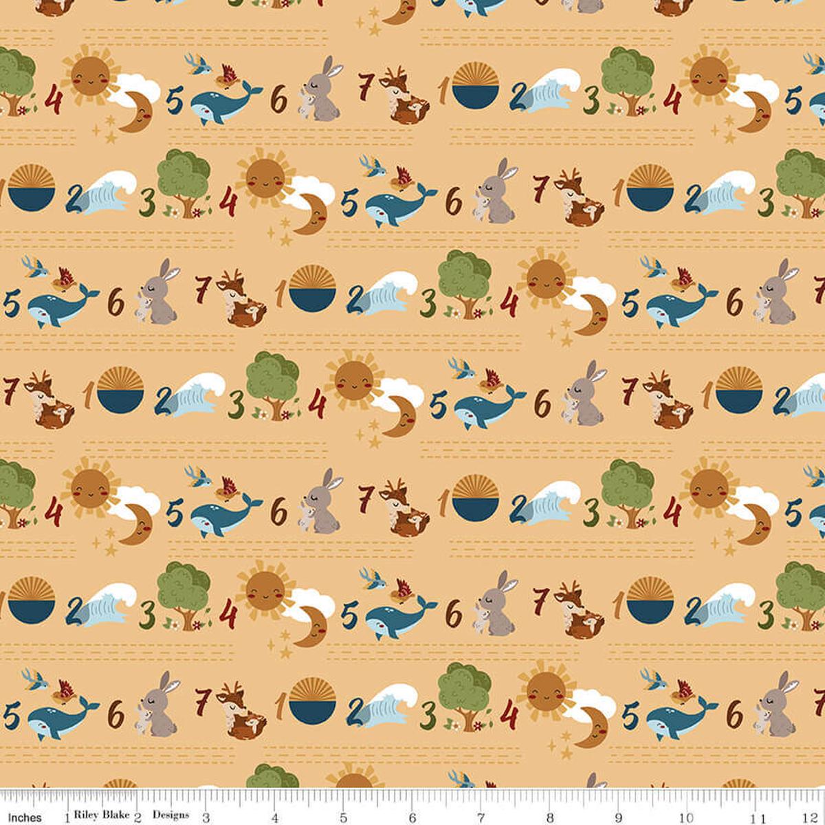 Created with Love - Seven Days - Sunshine - Yardage
