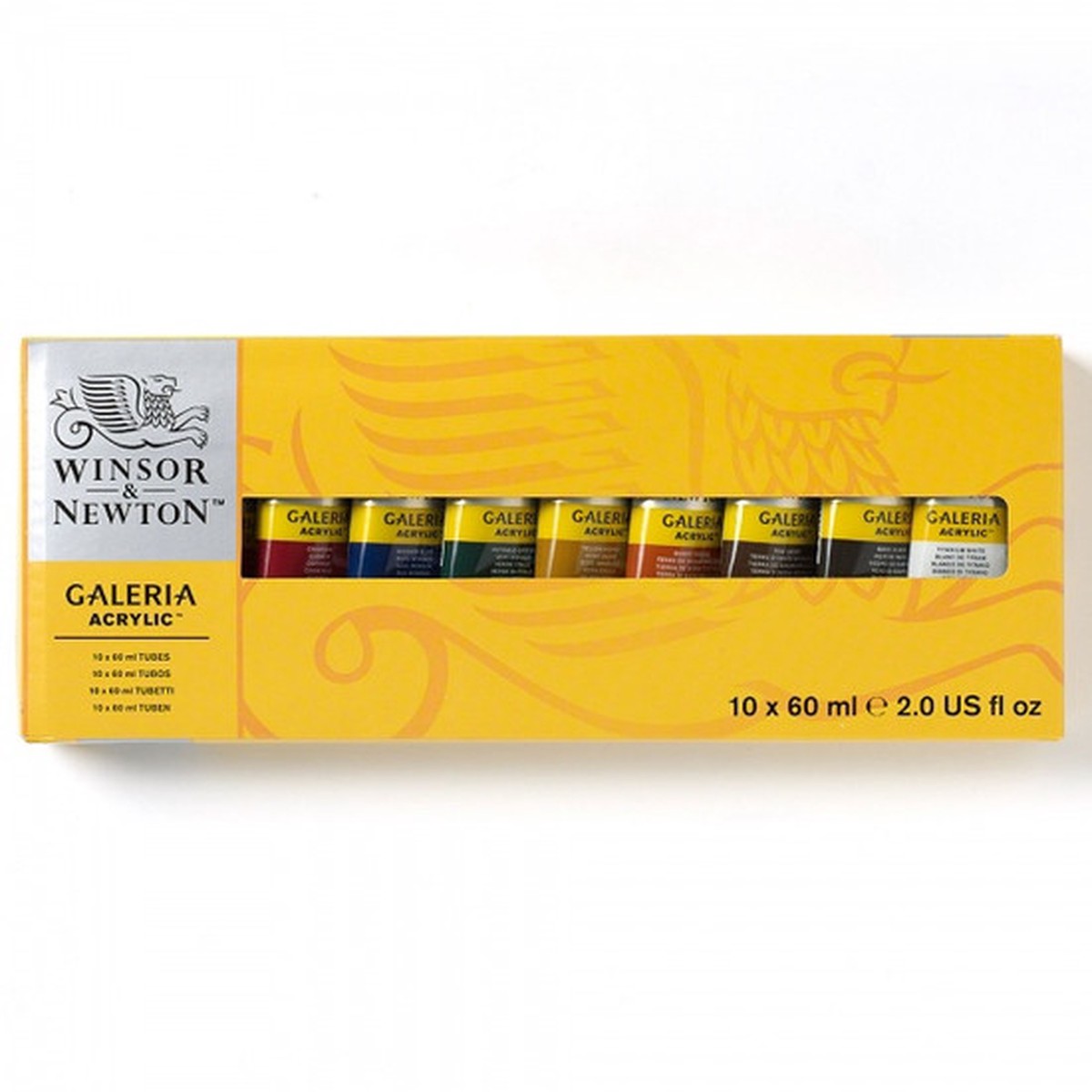 Winsor & Newton Galeria Acrylic Paints (10 x 60ml)