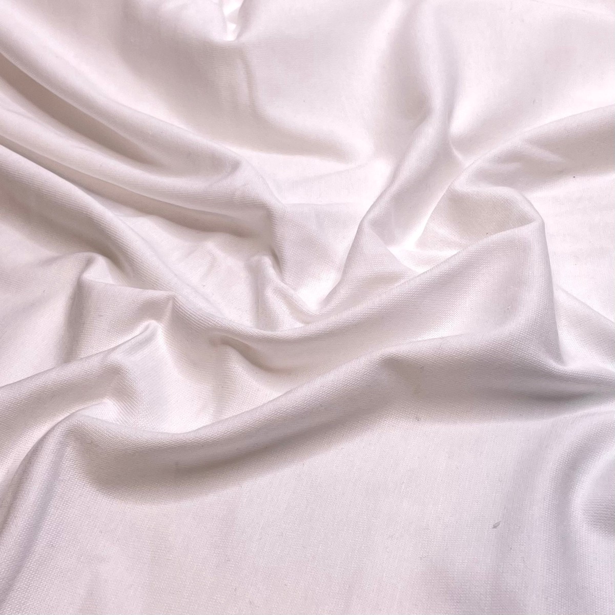 Cirrocumulus - Interlock Cotton Knit - White - 1M Bundle