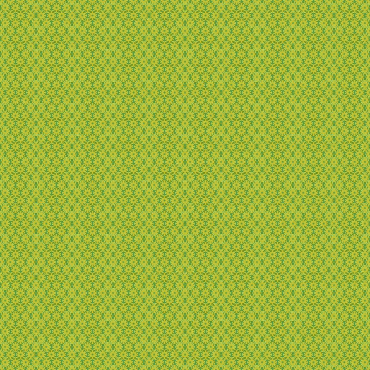 Heather Bailey Full Bloom Posy Chartreuse Green Fabric