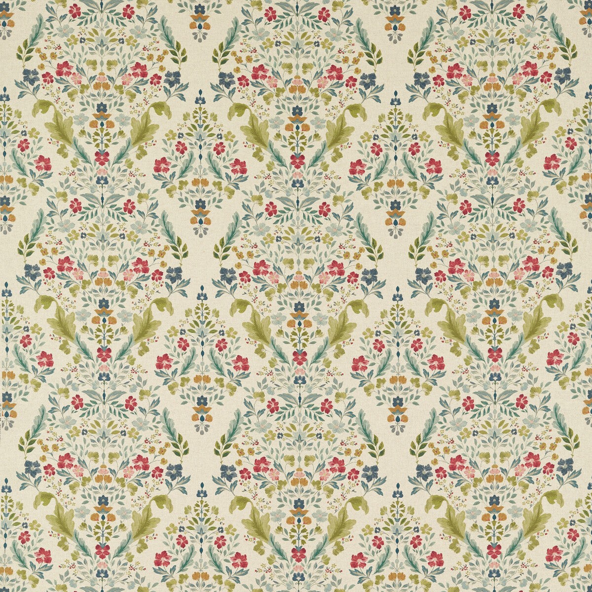 CLARKE AND CLARKE - GAWTHORPE- FOREST/LINEN - Fabric by the Yard