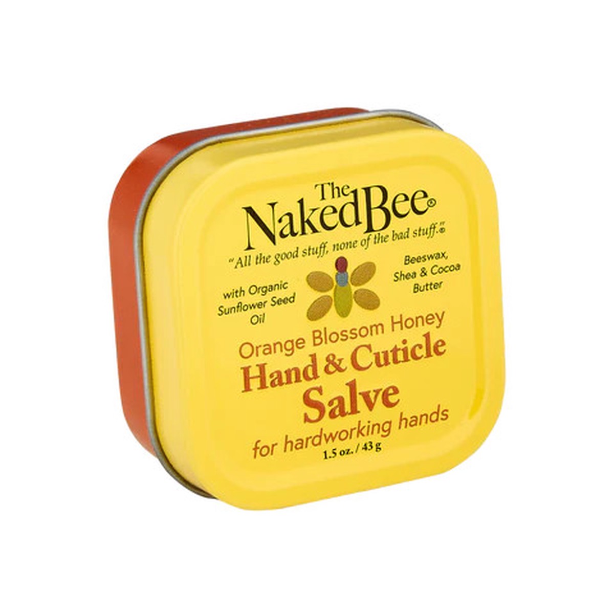 The Naked Bee 1.5 oz. Orange Blossom Honey Hand & Cuticle Salve