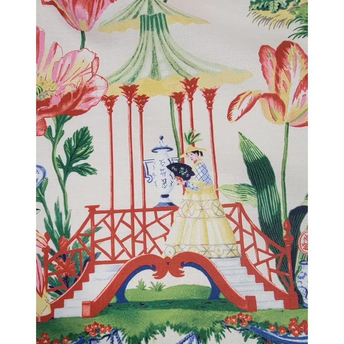 East Of The Moon Porcelain PK Lifestyles Fabric With Teflon Shield