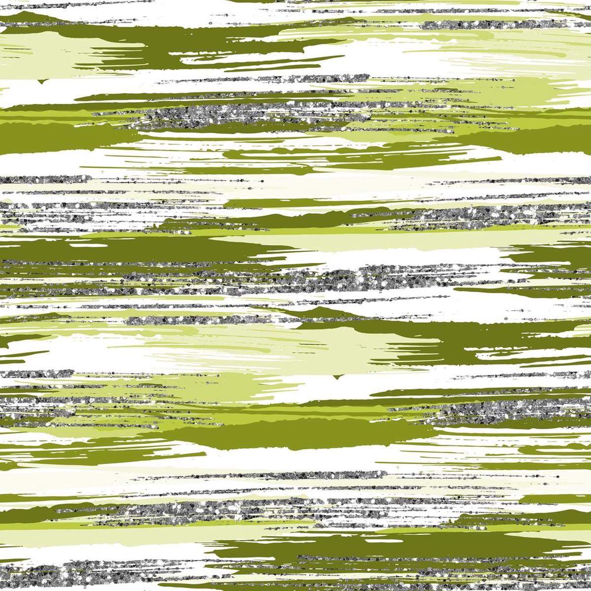 Silver Glitter and Brush Stroke Fabric - Spring Forward