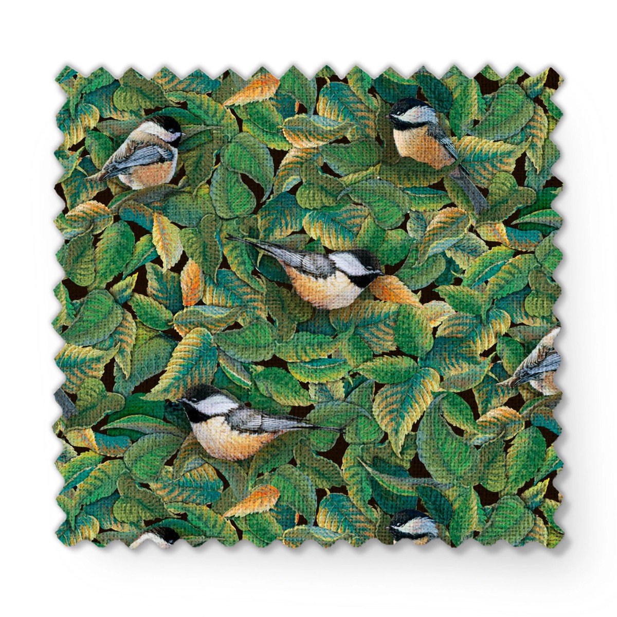 Wild Wings Garden Wings Packed Leaves Fabric