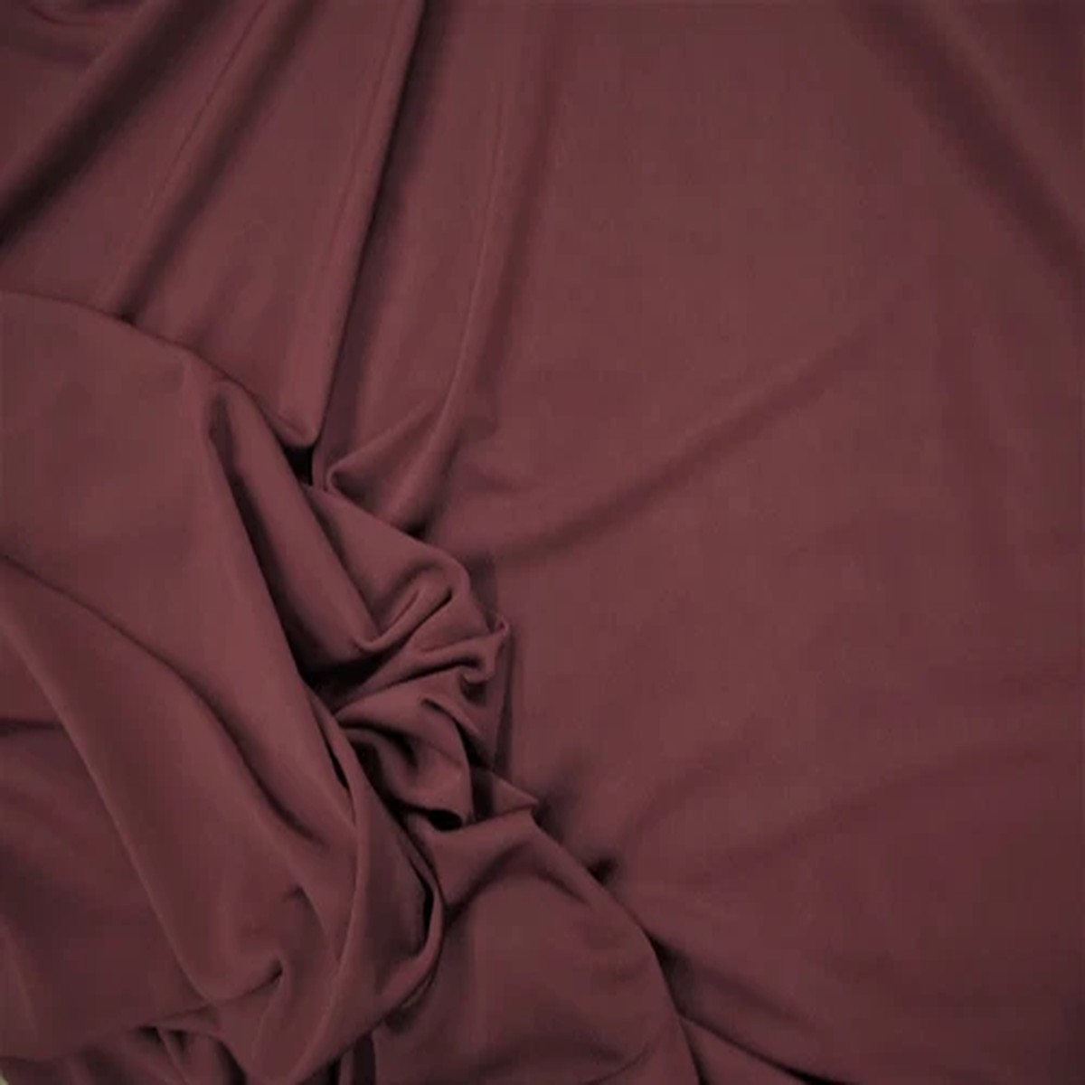 Fabric Light Weight Polyester Spandex 4 way Stretch Burgundy D402