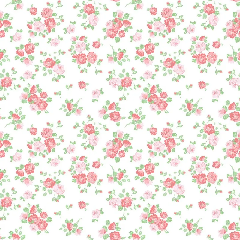 Little Rose Multi-Colored Bouquet Fabric