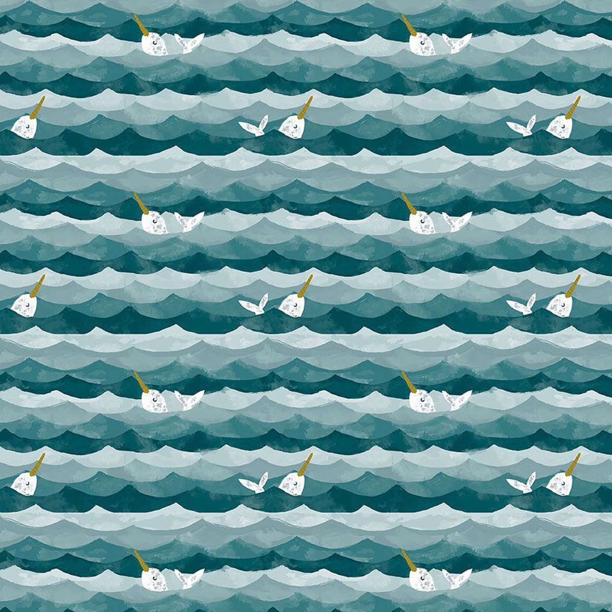 Dear Stella - Clara Jean - La Mer - Narwhals in Multi