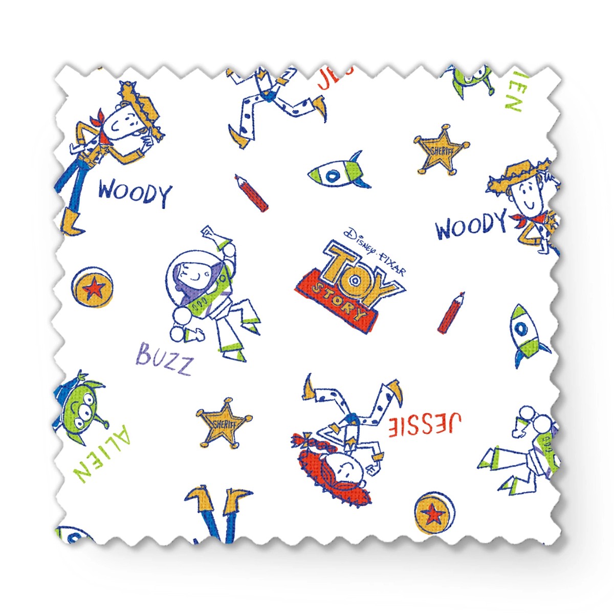 Disney and Pixar's Toy Story Childlike Figures Fabric