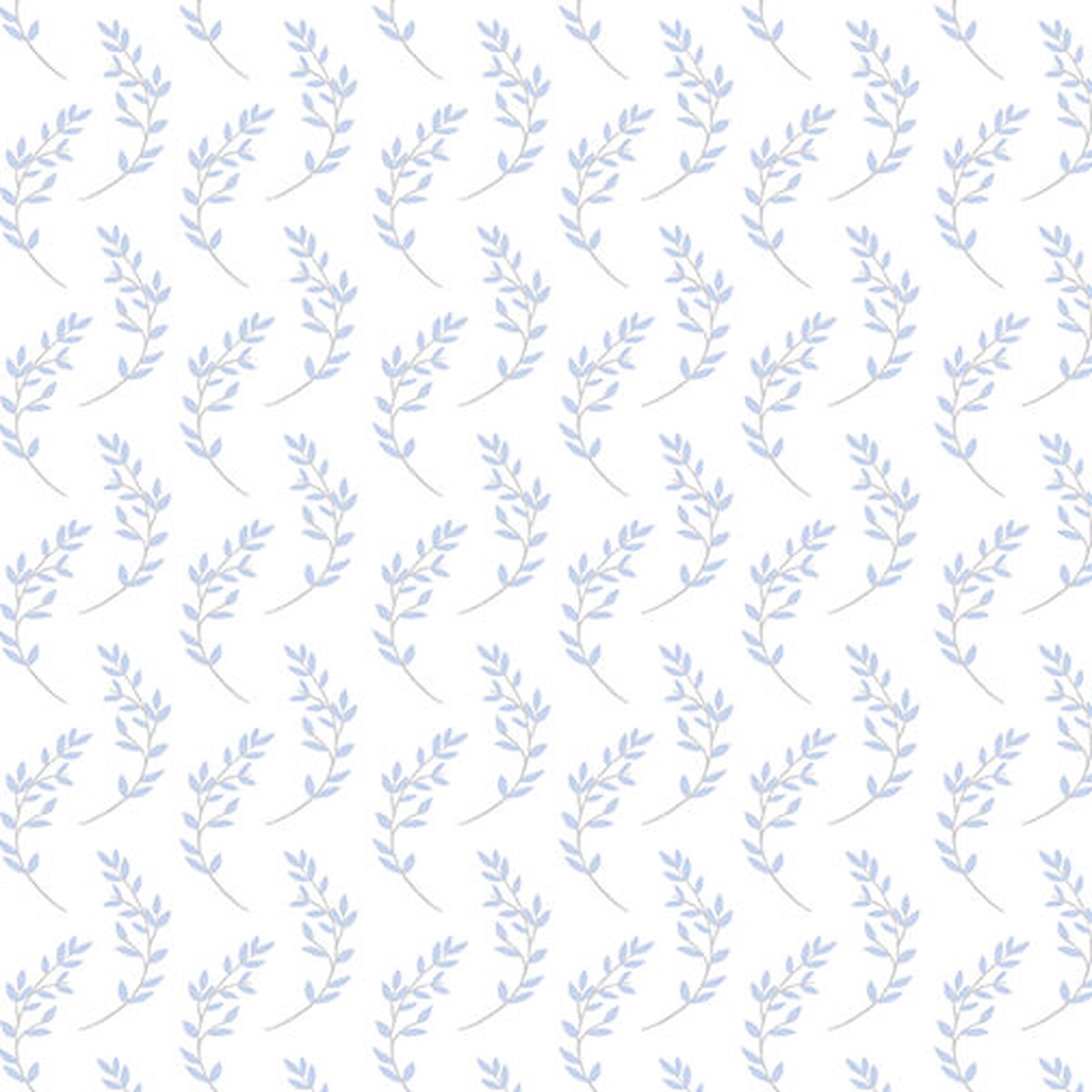 Sweet Dreams Flannel - Dreamy Leaf - White 44"/45" Cotton Flannel Fabric per yard