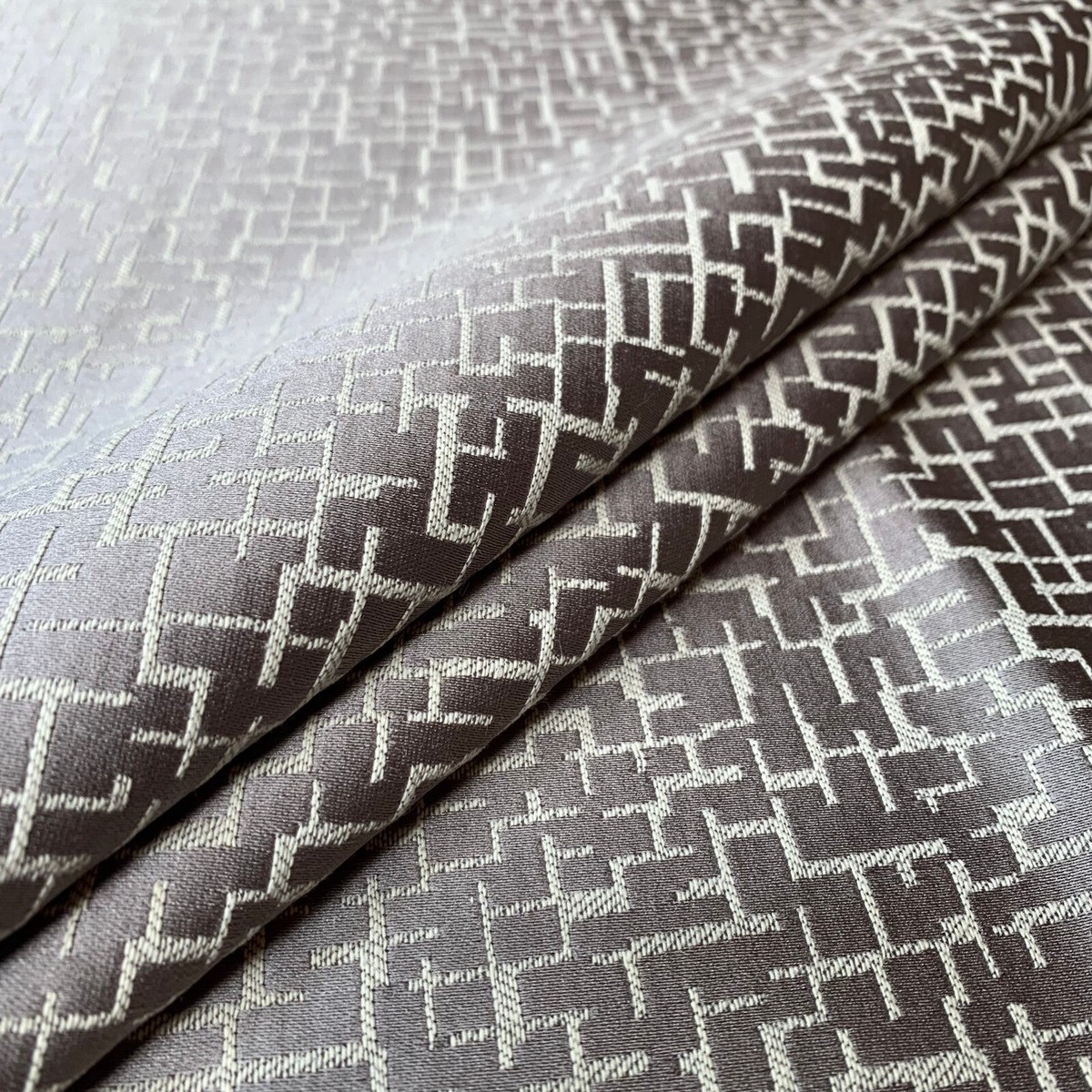 2.1 Metres iLiv Andante Zinc Woven Jacquard Fabric Cushion Curtain Upholstery
